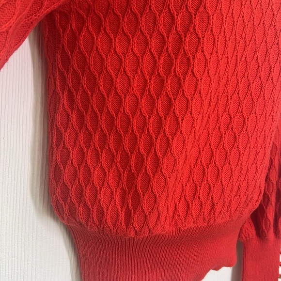 Lilly Pulitzer - Jacquetta Gold Button Sleeves Scalloped Neck Sweater Size Small - Picture 6 of 13